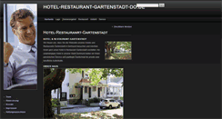Desktop Screenshot of hotel-restaurant-gartenstadt-do.de